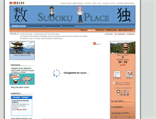 Tablet Screenshot of fr.sudoku-place.com